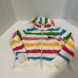 Kids Striped Hoodie - Multicolor